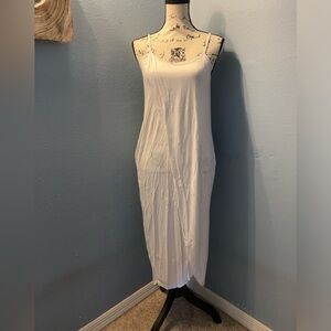 White Cover up with pockets